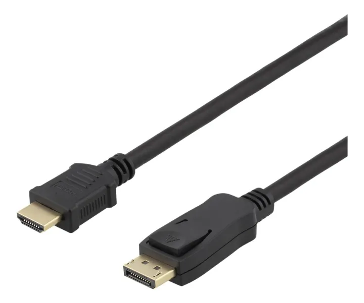 Alternativ bild 0 för Displayport till HDMI kabel 10m (svart)