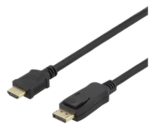 Produktfoto för Displayport till HDMI kabel 10m (svart)