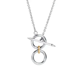 Produktfoto för Divorced With Children Halsband II 42 cm Silver 42