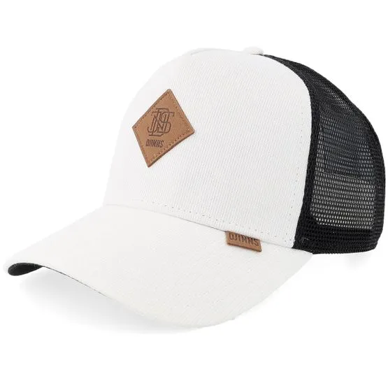 Bild 1 för Djinns - Beige trucker Keps - Hft Cap Cotton Knit Wool White Trucker @ Hatstore
