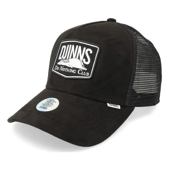 Bild 1 för Djinns - Svart trucker Keps - Hft Cap Dnc 3.0 Hairy Suede Black Trucker @ Hatstore