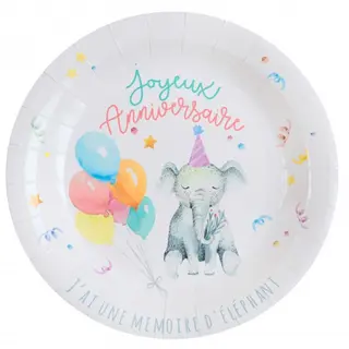 Produktfoto för Djungelkalas Assiette 10-pack