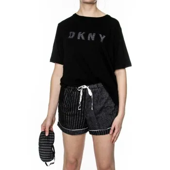 Alternativ bild 0 för DKNY Hello Fall Pj Set Box Svart mönstrad X-Small Dam