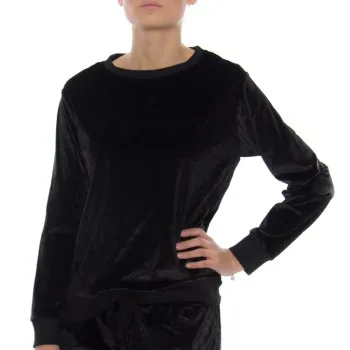 Alternativ bild 0 för DKNY Insert Logo LS Sleep Top Svart polyester Medium Dam