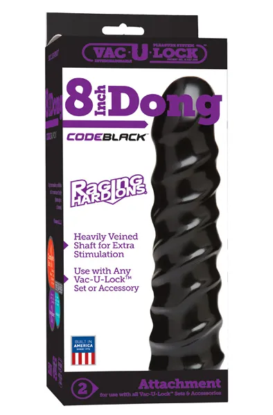 Bild 2 för Doc Johnson: Raging Hard-Ons Dong, 20 cm, svart