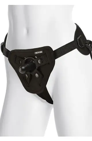 Produktfoto för Doc Johnson: Vac-U-Lock, Supreme Harness with Plug, Platinum Edition