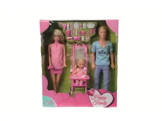 Produktfoto för Dockfamilj 3/fp