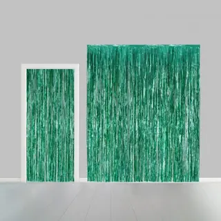 Produktfoto för Dörrdraperi folie grön 240 x 100 cm