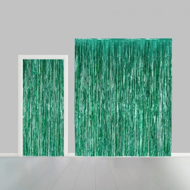 Alternativ bild 0 för Dörrdraperi folie grön 240 x 100 cm