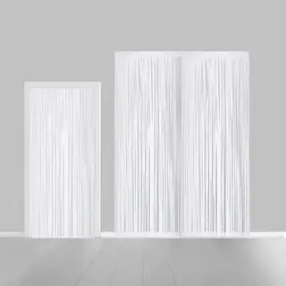 Produktfoto för Dörrdraperi i Folie Vitt 100x240cm