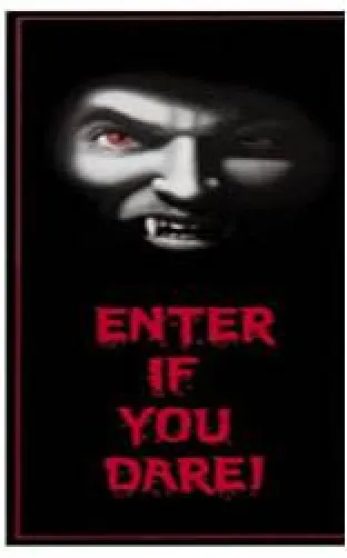 Alternativ bild 0 för Dörrposter vampyr 69x152 cm