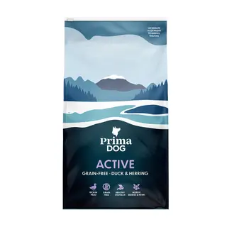 Produktfoto för Dog Active Grain Free Anka och Strömming 1,5kg eller 10 KG