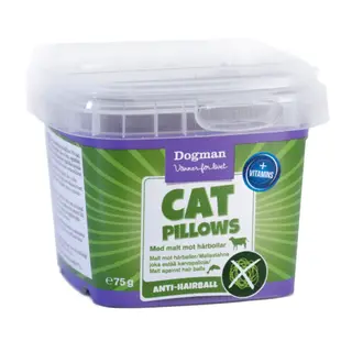 Produktfoto för Dogman Cat Pillows anti-hårboll 75g