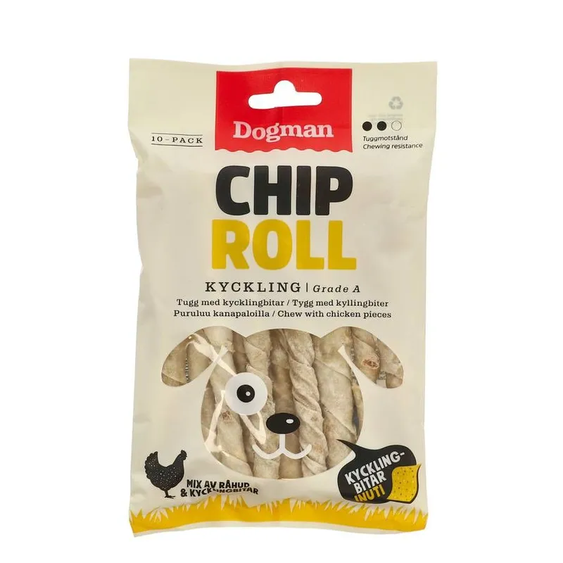 Alternativ bild 0 för Dogman Chicken Chip Roll m kyck 10-pS