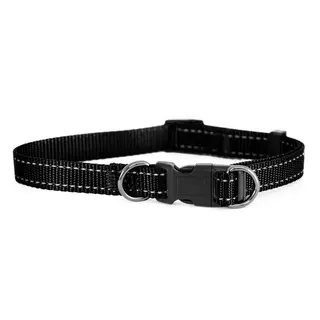 Produktfoto för Dogman Just. halsb Iris svart 35-50cm
