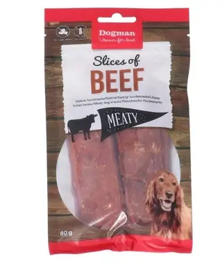 Produktfoto för Dogman Slices of Beef 80g