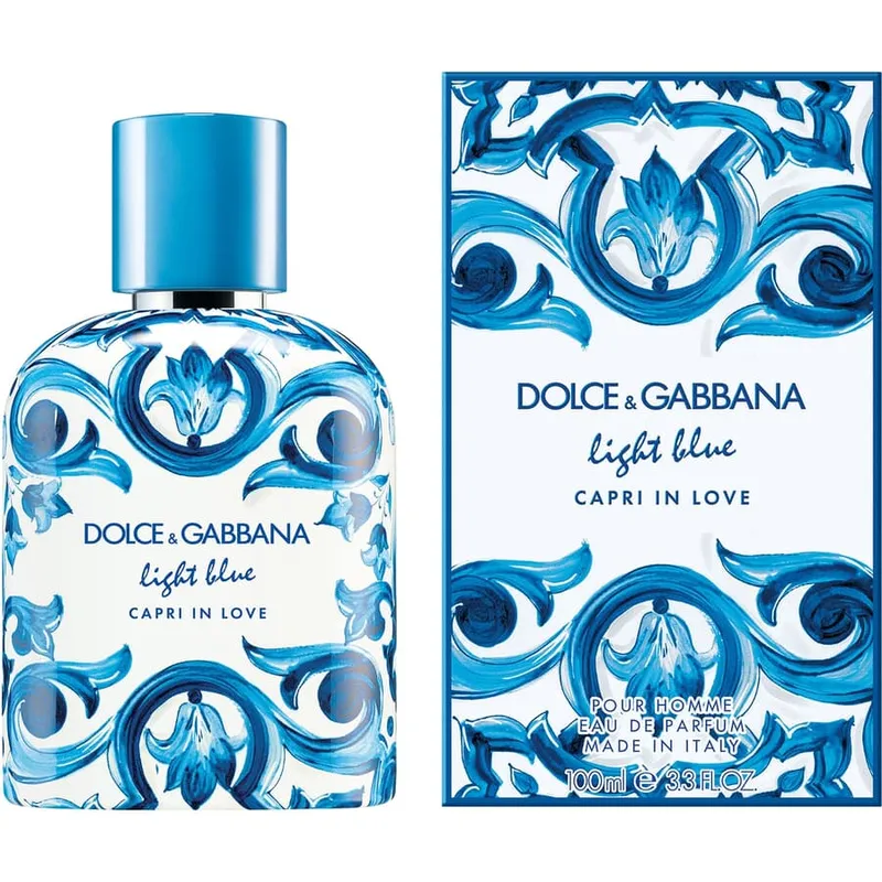 Bild 8 för Dolce & Gabbana Light Blue Capri in Love Pour Homme Eau de Parfum - 100 ml