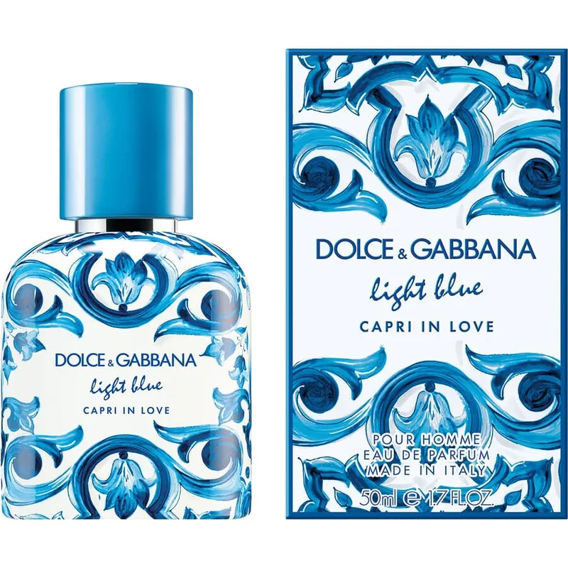 Bild 8 för Dolce & Gabbana Light Blue Capri in Love Pour Homme Eau de Parfum - 50 ml