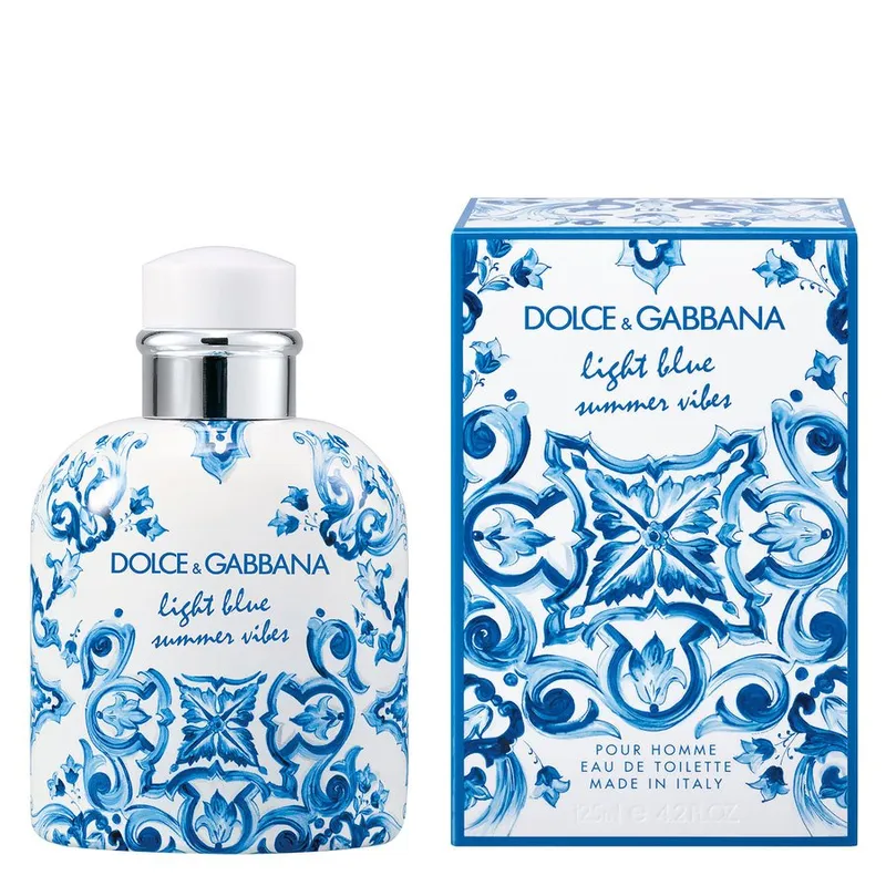 Bild 2 för Dolce & Gabbana Light Blue Pour Homme Summer Vibes Eau de Toilette 125