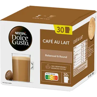 Produktfoto för Dolce Gusto Cafe Au Lait coffee capsule, 30 pcs., 300 g