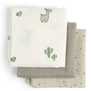 Produktfoto för Done by Deer burp cloth 3-pack, Lalee sand