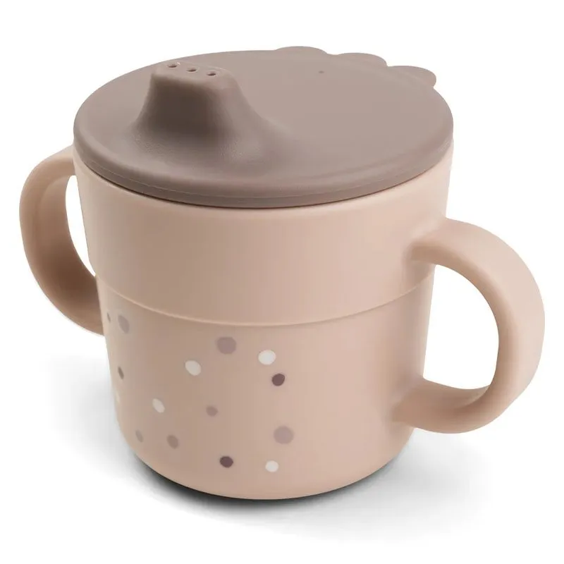 Bild 1 för Done by Deer drickpipsmugg Foodie, happy dots rosa