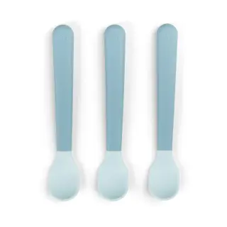 Produktfoto för Done By Deer Easy-Grip Sked 3-pack (Blue)