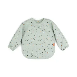 Produktfoto för Done by Deer Långärmad Haklapp Happy dots Green