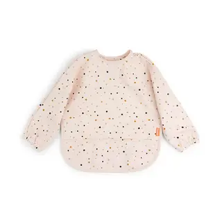Produktfoto för Done by Deer Långärmad Haklapp Happy dots Powder