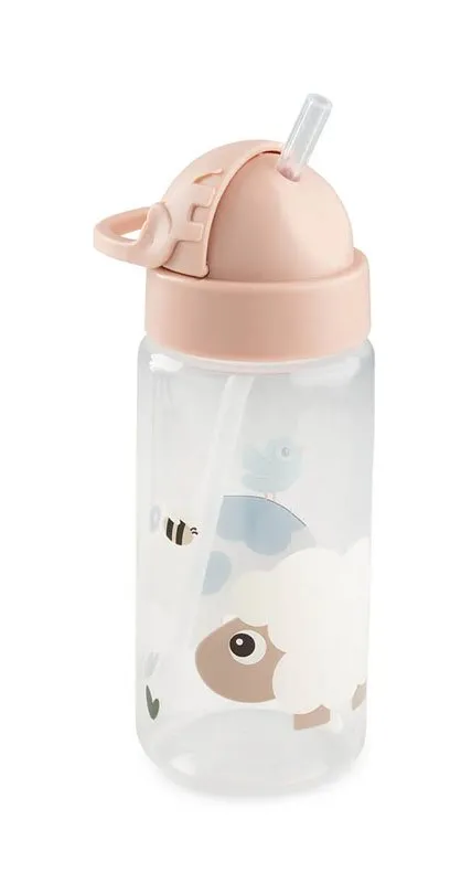 Bild 2 för Done by Deer sugrörsflaska Tiny Farm 350 ml, powder