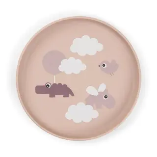 Produktfoto för Done by Deer tallrik happy cloud, powder