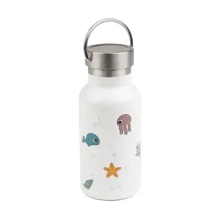 Produktfoto för Done by Deer Termoflaska Sea friends Beige 350 ml