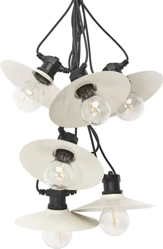 Produktfoto för Donna Ljusslinga 6st LED-lampor Beige 7,2m IP44
