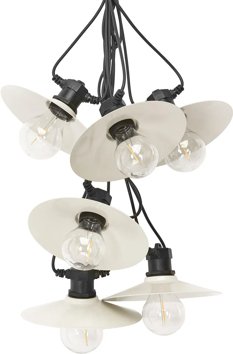 Alternativ bild 0 för Donna Ljusslinga 6st LED-lampor Beige 7,2m IP44