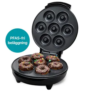 Produktfoto för Donut Maker Ceramic 7 Munkar 700W DM400 Svart
