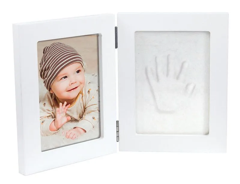 Alternativ bild 0 för Dooky happy hands double frame white small 13x17 cm 1 st