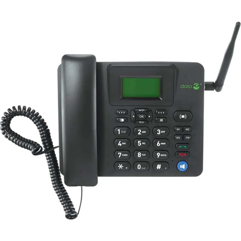 Bild 2 för DORO 4100H - 4G fast mobiltelefon / Internal Memory 80 MB - 128 x 64 pixlar - svart