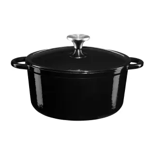 Produktfoto för Dorre - Gjutjärnsgryta 4 liter Svart