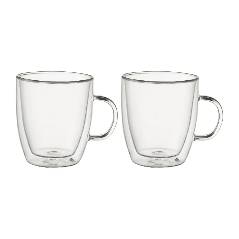 Alternativ bild 0 för Dorre - Kaffekopp dubbelväggad 2-pack 24 cl Klar