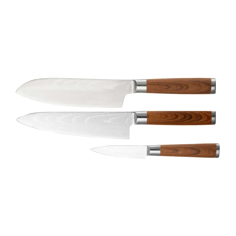 Alternativ bild 0 för Dorre - Knivset 3-pack kockkniv  köttkniv skalkniv