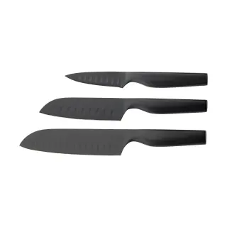 Produktfoto för Dorre Sukai knivset 3 st Svart