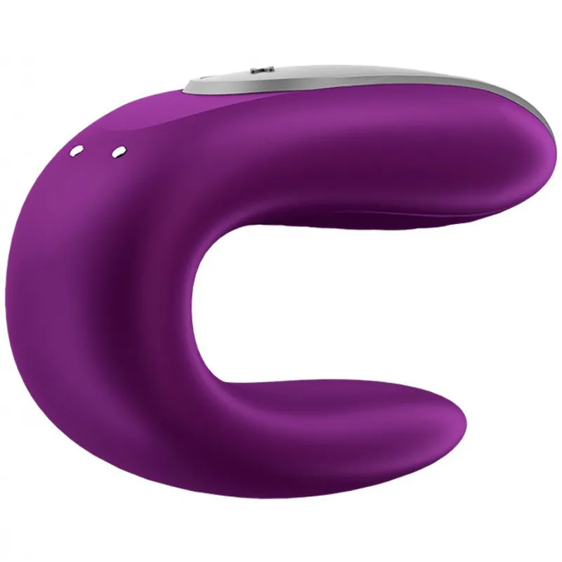Bild 2 för DOUBLE FUN PARVIBRATOR MED FJÄRRKONTROLL - LILA