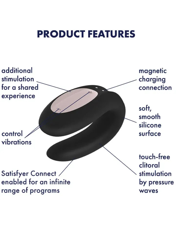 Bild 2 för Double Joy Parvibrator med App