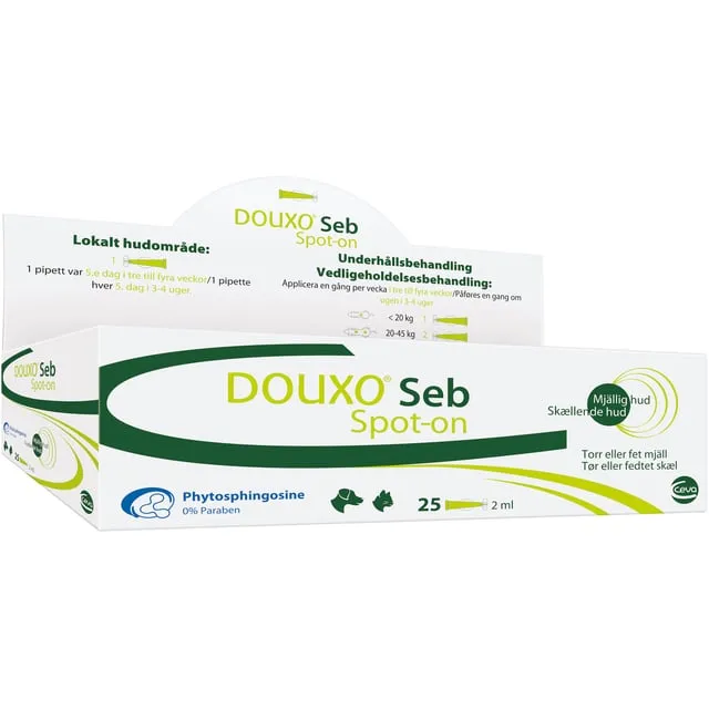 Alternativ bild 0 för Douxo Seb spot-on 25 x 2 ml