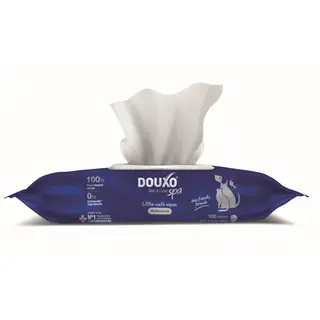 Produktfoto för Douxo Skin & Coat Spa DOUXO Skin & Coat Spa Ultra-safe Multipurpose Våtservetter 100 st