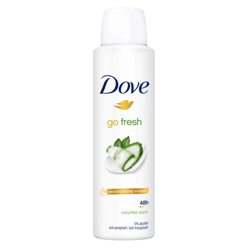 Bild 1 för Dove 48h Go Fresh Cucumber Spray 150 ml