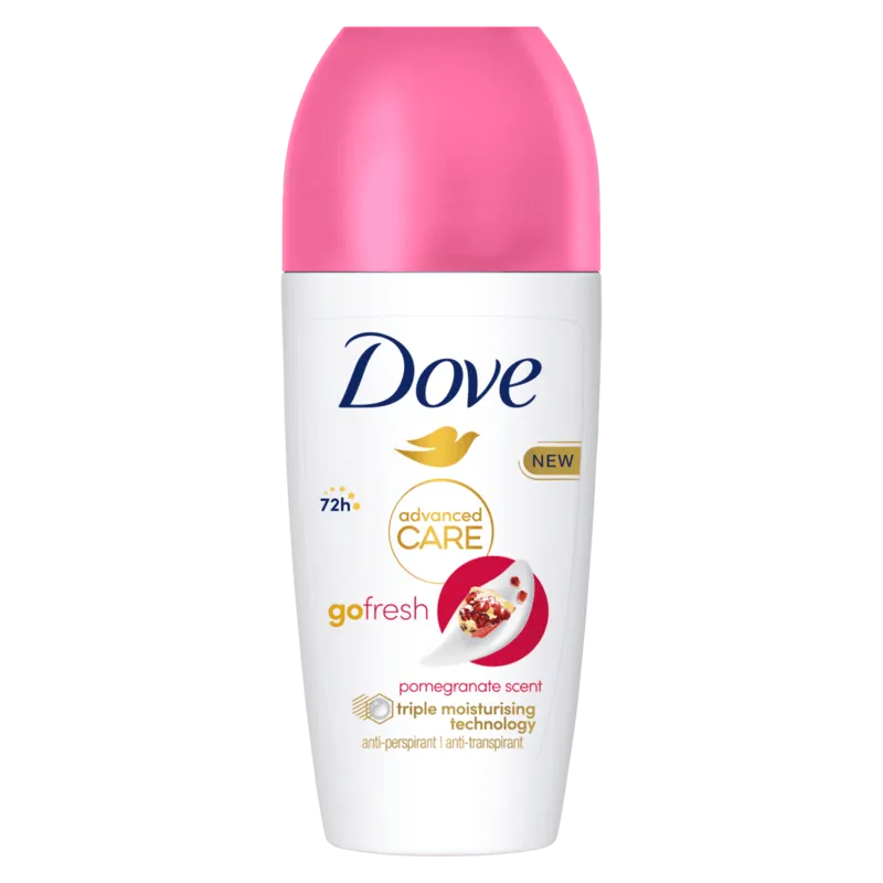 Bild 1 för Dove 72h Advanced Care Go Fresh Pomegranate & Lemon Verbena Roll-On 50 ml