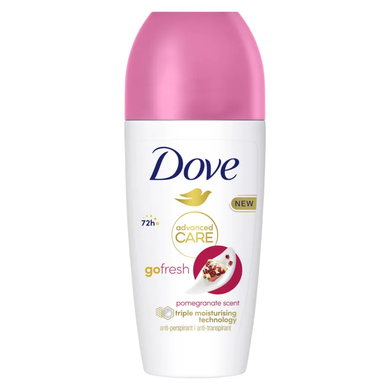 Bild 2 för Dove 72h Advanced Care Go Fresh Pomegranate & Lemon Verbena Roll-On 50 ml