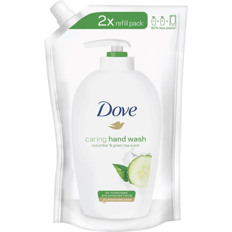 Alternativ bild 0 för Dove Caring Hand Wash Cucumber & Green Tea Scent Refill 500 ml