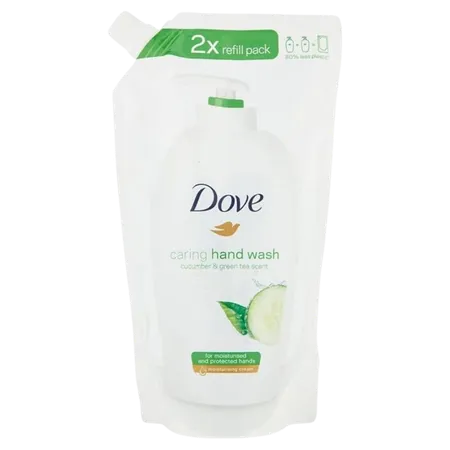 Bild 1 för Dove Caring Hand Wash Cucumber & Green Tea Scent Refill 500 ml